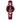 The NZ Wall - Women's waterproof analog watch, leather strap for casual fashion & everyday wear, in purple color.
