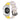 The NZ Wall - Unisex Silicone smart watch band featuring a diamond pattern, in grey yellow color.
