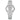 The NZ Wall - Women's Fashion Casual Women's Quartz Watch, round dial, stainless steel strap, in white color.