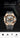 The NZ Wall - Unisex waterproof sports electronic quartz watch, multi-function business design, round dial, in gold color.