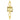 The NZ Wall - Women's High-grade square dial alloy bracelet watch, Antique Style, 30m water resistance, in gold color.