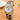 The NZ Wall - Children's Lovely Cartoon Watch, Cat face cartoon, round Dial shape, 18mm thickness, in leopard color.