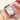 The NZ Wall - Women's Square bracelet watch, 36mm alloy case, leather strap, rose gold pin buckle, in purple color.