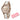 The NZ Wall - Women's Round Quartz watch, 30m Waterproof, stainless steel bracelet, in platinum color
