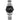The NZ Wall - Women's Waterproof Luminous Quartz Watch, stainless steel case, 50m water resistance, butterfly clasp in Black White color.