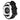 The NZ Wall - Unisex Silicone smart watch band featuring a diamond pattern, in black white color.