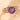 The NZ Wall - Women's sleek simple cut quartz watch with steel band, 30m water resistant, Steel Strap, in purple color