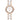 The NZ Wall - Women's bracelet watch with sleek round dial, quartz movement, alloy strap, in rose gold color.