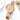 The NZ Wall - Women’s rhinestone-encrusted waterproof quartz watch, alloy strap, stainless steel buckle, in gold color.