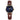 The NZ Wall - Women's Waterproof Luminous Quartz Watch, black belt, 50m water resistance, butterfly clasp in Gold Black color.