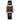 The NZ Wall - Affordable Square women’s wristwatch with a bamboo-pattern dial, slender pin-buckle strap in Black colour.