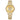 The NZ Wall - Women's Fashion Casual Women's Quartz Watch, round dial, stainless steel strap, in gold color.