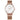 The NZ Wall - Fashion Quartz Watch Men & Women, 10mm thickness, in rose gold color.