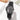 The NZ Wall - Women's student quartz watch, soft silicone strap, round dial, 8mm thickness, in black color.
