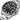 The NZ Wall - Men's business quartz watch, lightweight steel strap, round dial, 30M water resistance, in Black Green color.