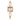 The NZ Wall - Women's High-grade square dial alloy bracelet watch, Antique Style, 30m water resistance, in rose gold color.