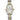 The NZ Wall - Women's Waterproof Luminous Quartz Watch, stainless steel case, 50m water resistance, butterfly clasp in Gold White color.