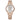 The NZ Wall - Women's Fashion Casual Women's Quartz Watch, round dial, stainless steel strap, in rose gold color.