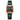 The NZ Wall - Affordable Square women’s wristwatch with a bamboo-pattern dial, slender pin-buckle strap in Green colour.