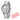 The NZ Wall - Women's Round Quartz watch, 30m Waterproof, stainless steel bracelet, in silver color.