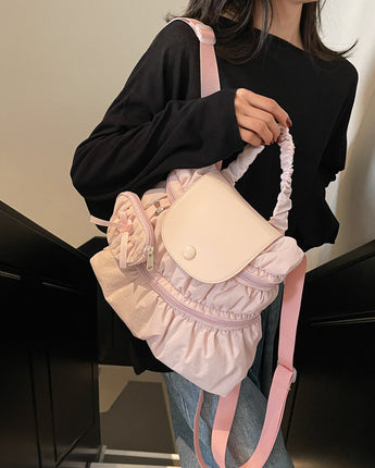 Shoulder Fashion Pleated Handbag