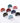 Half scratch ponytail clip