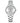 The NZ Wall - Women's Fashion Casual Women's Quartz Watch, round dial, stainless steel strap, in white color.