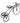 Tricycle Plant Stand Flower Pot Cart Holder Ideal For Home Garden And Patio