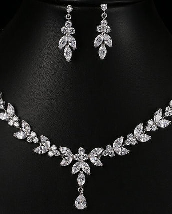 Zircon Simple Bridal Set