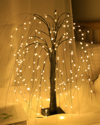 Scene Arrangement Illusion Copper Wire Lights Decorative Night Light