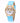 The NZ Wall - Children's Lovely Cartoon Watch, Cat face cartoon, round Dial shape, 18mm thickness, in light blue color.