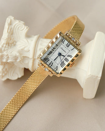 Women's Rectangular Mid-ancient Milan Watch