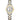 The NZ Wall - Women's Ultra-thin stainless steel strap watch, double calendar, waterproof, luminous hands, in white color