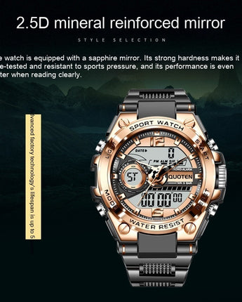 Waterproof Sports Electronic Quartz Watches Business Trends Watch Multi-function