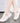 Plus Size Closed Toe Height Increasing White Shoes Thin Sandals Casual Fashion