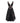 Black Deep V-neck Mesh A- Line High-end Evening Dress