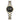 The NZ Wall - Women's Ultra-thin stainless steel strap watch, double calendar, waterproof, luminous hands, in black color