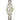 The NZ Wall - Women's Ultra-thin stainless steel strap watch, double calendar, waterproof, luminous hands, in white color