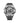 The NZ Wall - Unisex waterproof sports electronic quartz watch, multi-function business design, round dial, in black & silver color.
