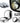 2Pcs Round Frame Convex Blind Spot Mirror Safety Driving Wide-angle 360 Degree Adjustable Clear Rearview Mirror Car Accessories